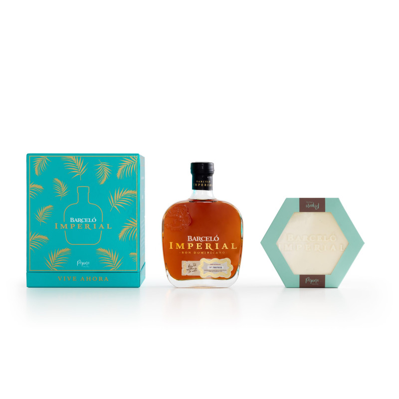 Turrón Ron Barceló Imperial X Pepina Pastel